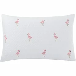Best deal ???? Realeza Flamingo European Matelasse Standard Sham ✨