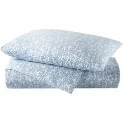 Promo ???? Peacock Alley Fern Washed Percale Sheeting Duvet Cover ????