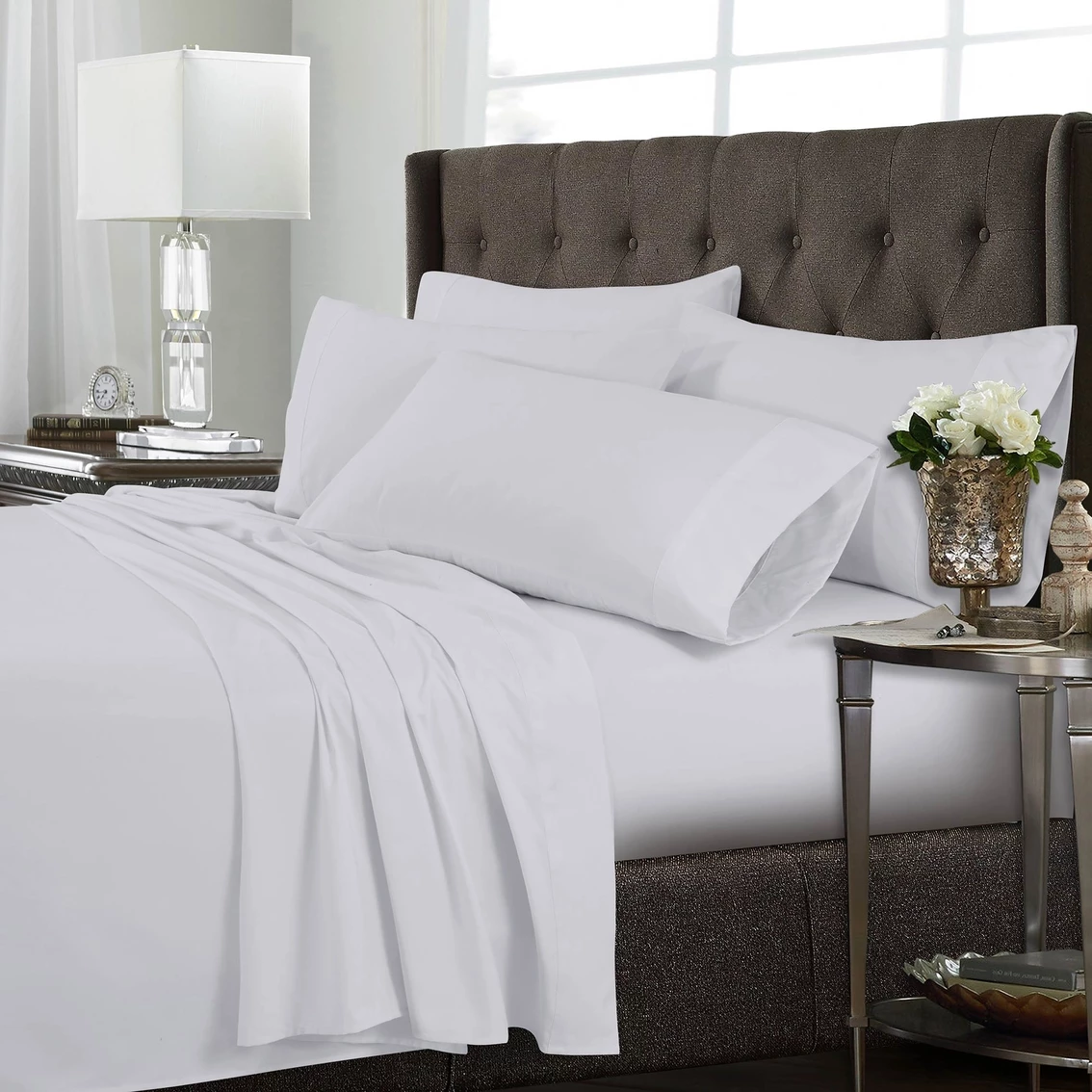 Best deal ???? Tribeca Living Microfiber 120-GSM Extra Deep Pocket 6 Pc. Sheet Set ⌛ 4 Best deal ???? Tribeca Living Microfiber 120-GSM Extra Deep Pocket 6 Pc. Sheet Set ⌛ - Image 2