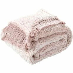 Best Sale ❤️ Lush Decor Sherpa Tassel Fringe Throw 50 X 60 ✔️