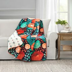 Deals ???? Lush Decor Poppy Garden Navy Throw ???? -Ella Jayne shop unnamed file 1234