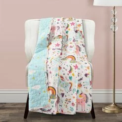Best Sale ???? Lush Decor Unicorn Heart Throw ????