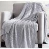 Cheapest ???? The Nesting Company Oak 100% Cotton Cable Knitted 50 In. X 70 In. Throw ???? -Ella Jayne shop unnamed file 1344