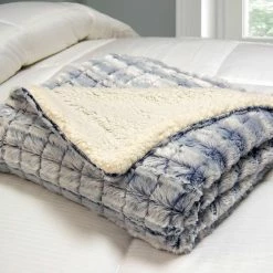 Best Pirce ✔️ Blue Ridge Home Fashions Micromink Sherpa Reversible Throw ✔️ -Ella Jayne shop unnamed file 1373