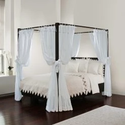 Discount ???? Royale Linens Bed Canopy Set With Top Ties And Tie Backs, All Bed Sizes ???? -Ella Jayne shop unnamed file 1478