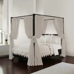Discount ???? Royale Linens Bed Canopy Set With Top Ties And Tie Backs, All Bed Sizes ???? -Ella Jayne shop unnamed file 1479