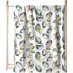 Promo ???? Simply Perfect Double Sided Throw, Autumn Leaves ????