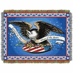 Best Sale ✨ Northwest Memorial Day Woven Tapestry Throw ✔️