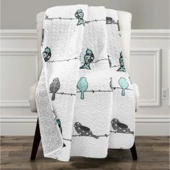 Brand new ⌛ Lush Decor Rowley Birds Throw ???? -Ella Jayne shop unnamed file 1710