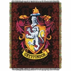 Deals ✔️ Northwest Harry Potter Gryffindor Crest Woven Tapestry Throw ????
