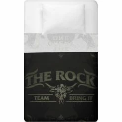 Budget ⭐ WWE The Rock Throw Blanket 60 X 80 In. ❤️ -Ella Jayne shop unnamed file 1874