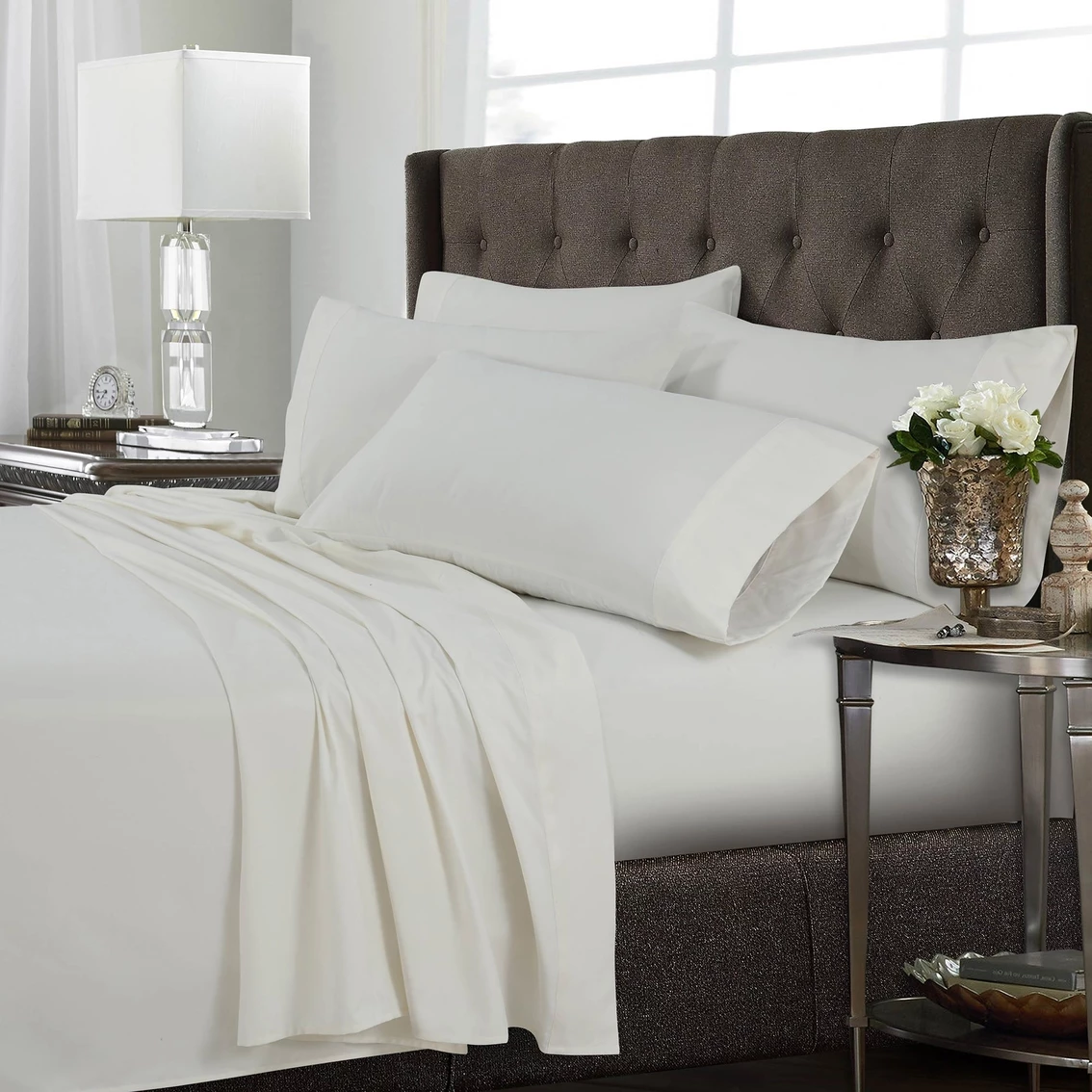 Best deal ???? Tribeca Living Microfiber 120-GSM Extra Deep Pocket 6 Pc. Sheet Set ⌛ 12 Best deal ???? Tribeca Living Microfiber 120-GSM Extra Deep Pocket 6 Pc. Sheet Set ⌛ - Image 10