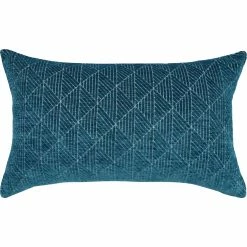 Best deal ⭐ Freshmint Geometric Chenille Woven Jacquard Reversible Pillow ????