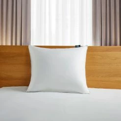 Discount ???? Serta 300 Thread Count White Down Fiber Back Sleeper Pillow ????