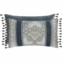 Wholesale ???? J. Queen New York Crystal Palace French Blue Boudoir Decorative Throw Pillow ????