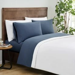 Cheapest ???? Truly Calm Silver Cool Blue 4 Pc. Sheet Set ????