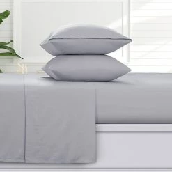 Buy ???? Azores Solid 170 GSM Flannel Extra Deep Pocket Sheet Set ????