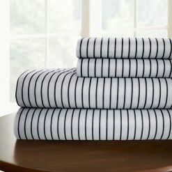 Best deal ???? Simply Perfect Microfiber Pinstripe Sheet Set ????