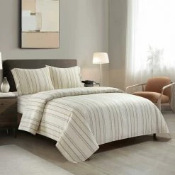 Best reviews of ???? Grand Avenue Tripoly Beige And Striped Flat Sheet 4 Pc. Set ????