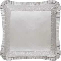 Best Sale ???? J. Queen New York La Scala Euro Sham, Silver ????