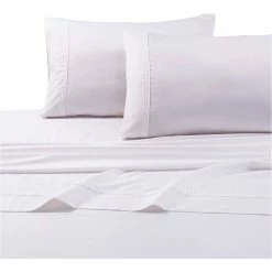 Best Sale ❤️ Tribeca Living 500 Thread Count Cotton Sateen Extra Deep Pocket 6 Pc. Sheet Set ????